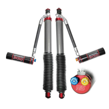 Ride Shocks 4th Gen Tacoma rear shocks with DPA adjusters.