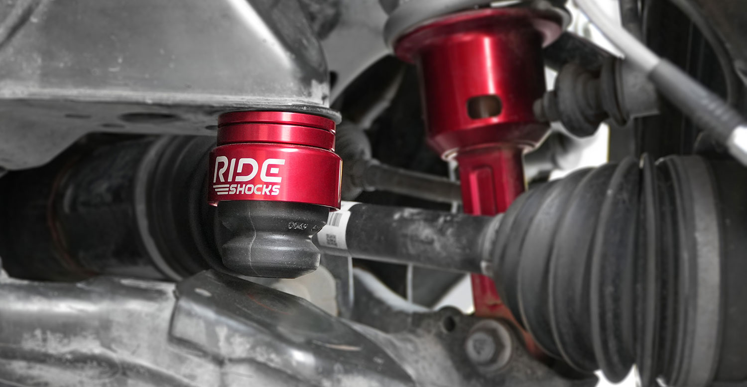 Ride Shocks front bump stop kit installed on 2020 Toyota Tacoma