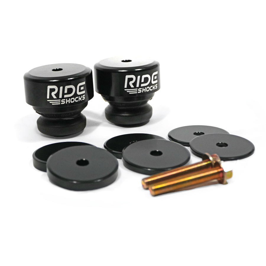 Ride Shocks black front bump stop kit for Tacoma, 4Runner and Tundra