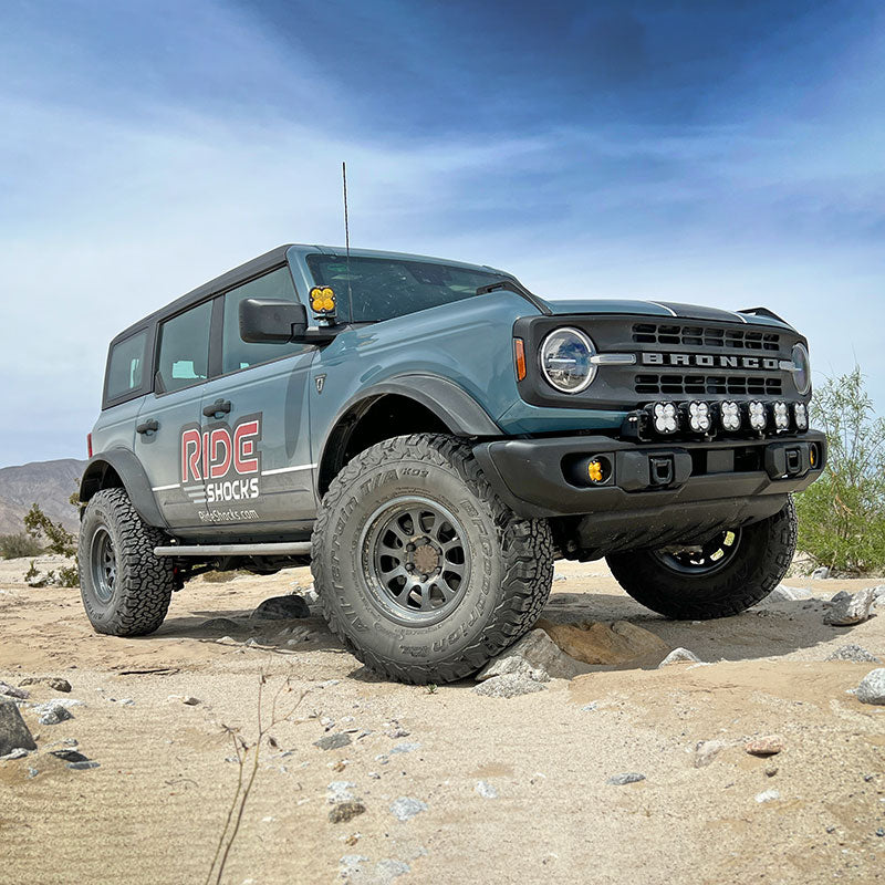 2021 Ford Bronco with Ride Shocks and 37" tires