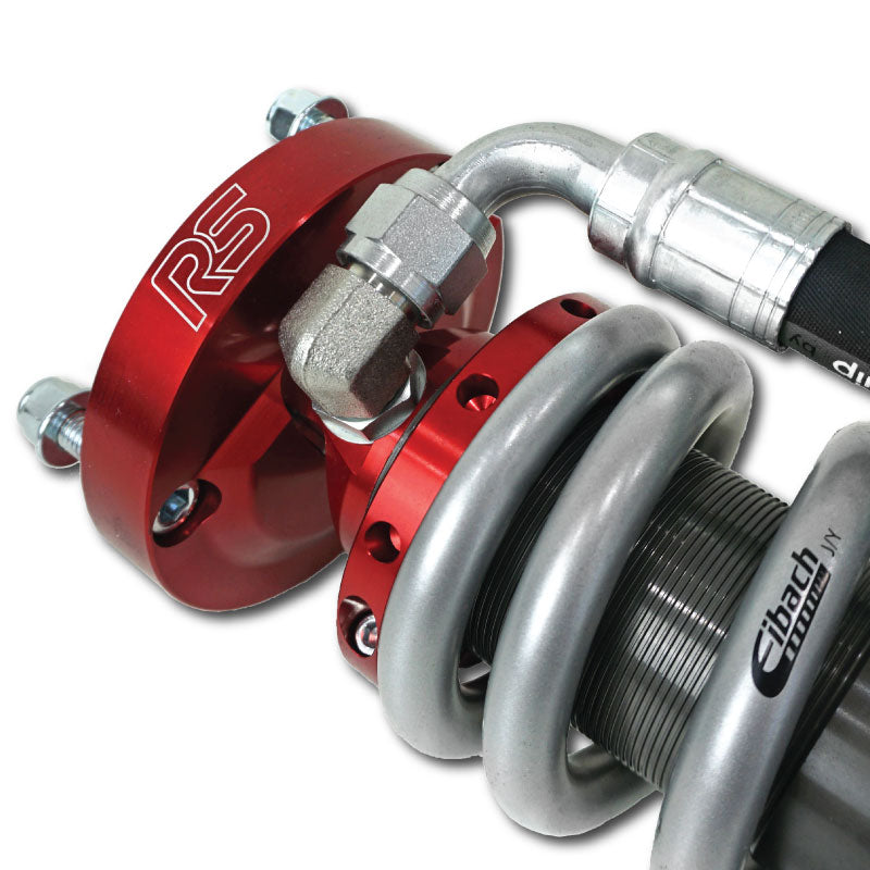 Ride Shocks coilovers utilize high quality springs from Eibach. Silver in color, they match Ride Shocks bright red very well. Ride Shocks coilovers are offered with several different spring rates depending on the total weight of your 4Runner.