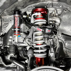 Ride Shocks coilovers installed on the front of a Toyota 4Runner