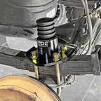 Tacoma u-bolt flip kit from Ride Shocks installed.