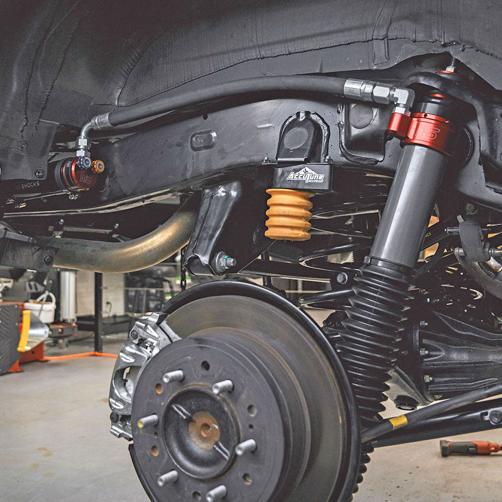 Ride Shocks 4Runner rear 1.5 inch lift coil springs installed.