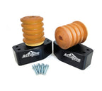 4Runner bump stop kit from AccuTune Offroad. This rear bump stop kit comes in different sizes depending on shocks and tire size you want to run. Choose the best height spacer that fits your suspension. Accutune foam bump stops offer a smooth and comfortable bottom our event, much softer than factory rubber bump stops.