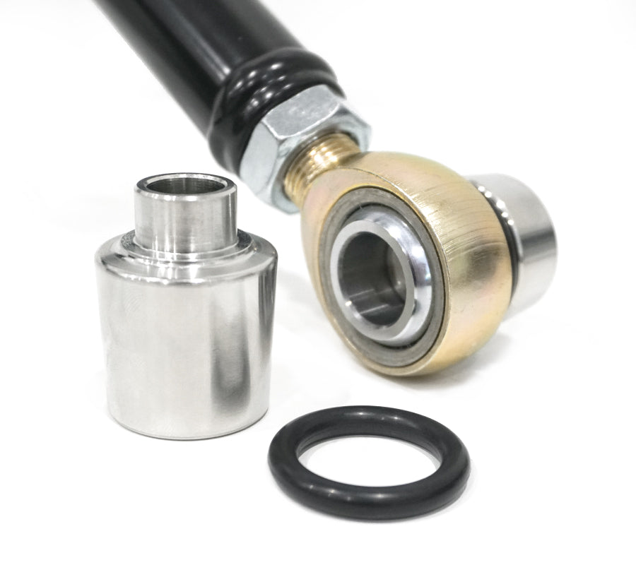 FK Rod end heim joints are used on these AccuTune Offroad upper control arms. These joints offer strength and durability needed for off-road use.