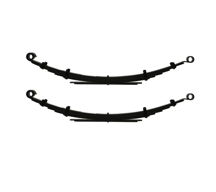 Deaver U402 leaf springs for Toyota Tacoma. These springs have 3 different options depending on how much weight has been added to the back of your Tacoma. Deaver leaf springs are high quality progressive springs that provide great ride quality when paired with tuned shocks.