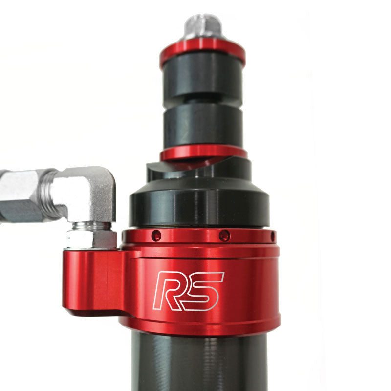 Step top mount shock from Ride Shocks. This stem top mount design is typically found on the rear of a Tacoma, 4Runner, GX460, GX470 or FJ Cruiser. This aluminum shock body and reservoir bridge are CNC machined with high quality standards.