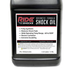 Ride Shocks Advanced Formula Shock Oil is designed to withstand high heat. Ride Shocks oil is fully synthetic and will provide exceptional performance and long lasting results.